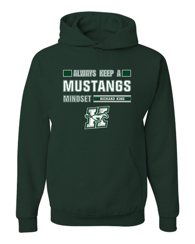 Richard King Mustangs Mindset Men's Premium Hoodie
