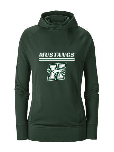 Richard King Mustangs Mascot #8 Women's Hoodie