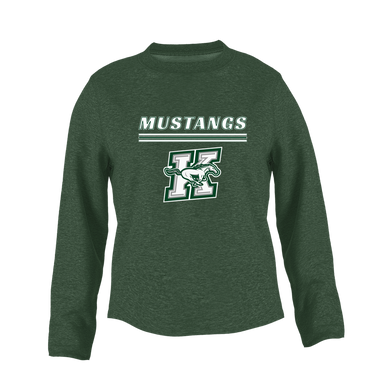 Richard King Mustangs Mascot #8 Women's Sweatshirt
