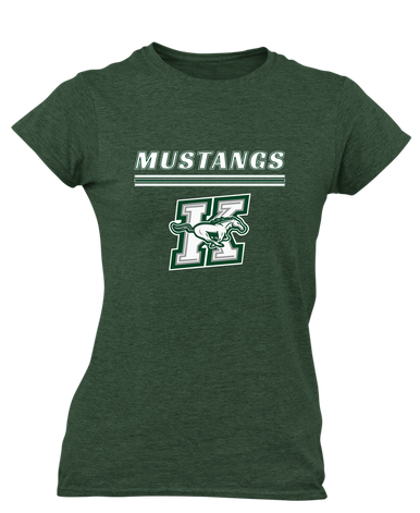 Richard King Mustangs Mascot #8 Women's SS T-Shirt