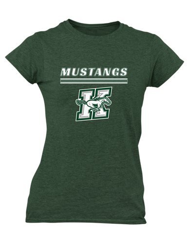 Richard King Mustangs Mascot #8 Women's Premium SS T-Shirt