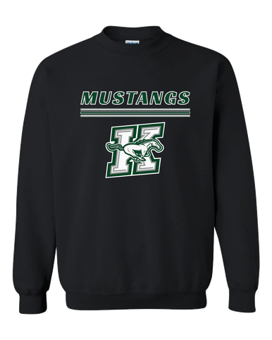 Richard King Mustangs Mascot #8 Men's Sweatshirt