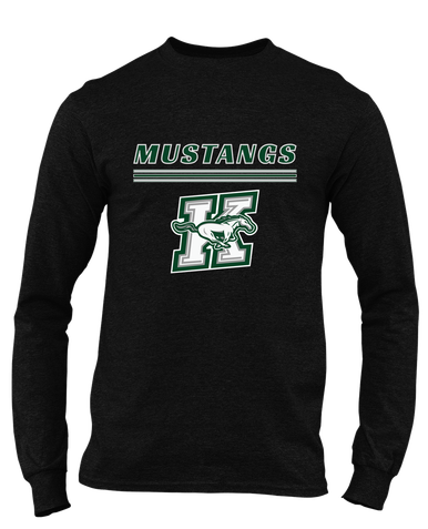 Richard King Mustangs Mascot #8 Men's Premium LS T-Shirt