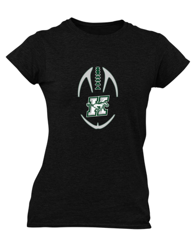 Richard King Mustangs Football #4 Women's Premium SS T-Shirt