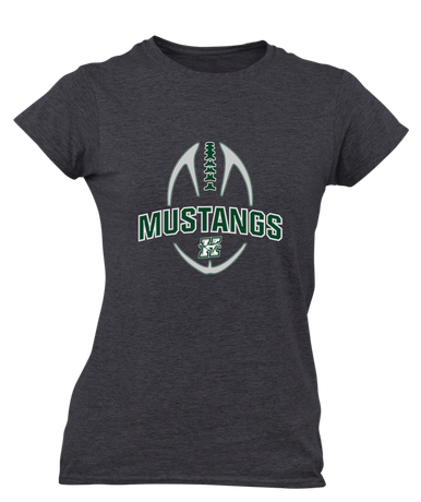 Richard King Mustangs Football #5 Women's SS T-Shirt