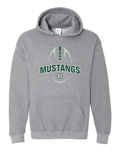 Richard King Mustangs Football #5 Men's Hoodie