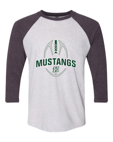 Richard King Mustangs Football #5 Men's Baseball T-Shirt