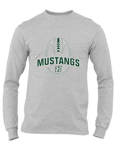 Richard King Mustangs Football #5 Men's Premium LS T-Shirt