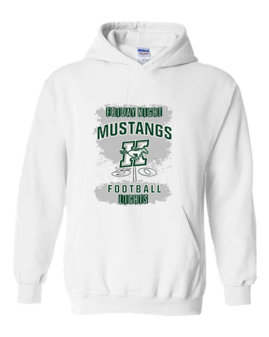 Richard King Mustangs Football #6 Men's Hoodie