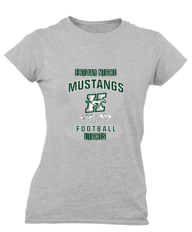 Richard King Mustangs Football #6 Women's Premium SS T-Shirt
