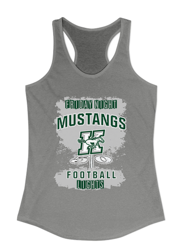 Richard King Mustangs Football #6 Women's Tank Top