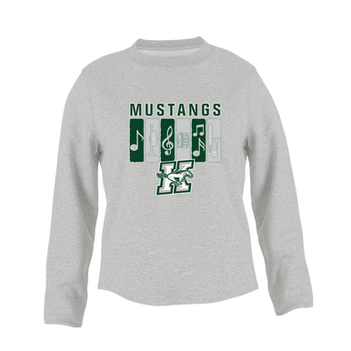 Richard King Mustangs Band # 2 Women's Sweatshirt
