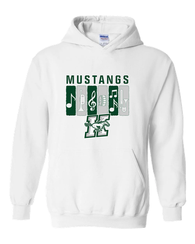 Richard King Mustangs Band # 2 Men's Hoodie