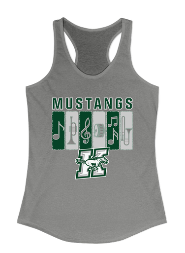 Richard King Mustangs Band # 2 Women's Tank Top