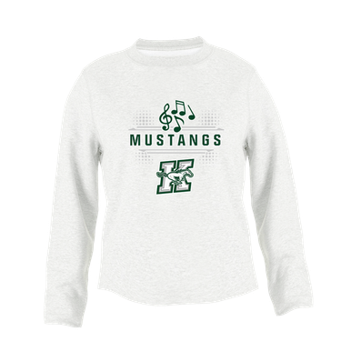 Richard King Mustangs Band # 3 Women's Sweatshirt