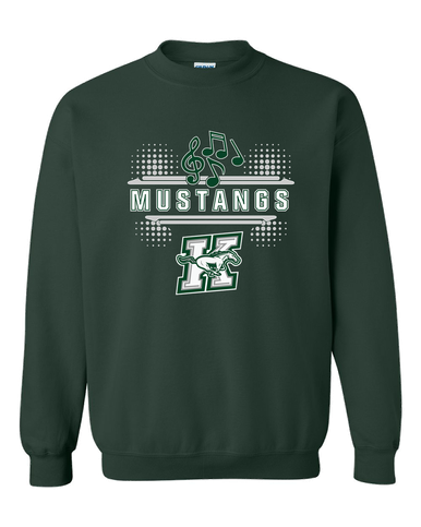 Richard King Mustangs Band # 3 Men's Sweatshirt