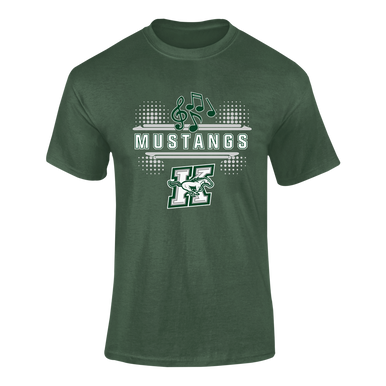 Richard King Mustangs Band # 3 Men's SS T-Shirt
