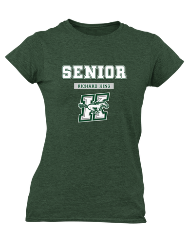 Richard King Mustangs Senior #2 Women's Premium SS T-Shirt