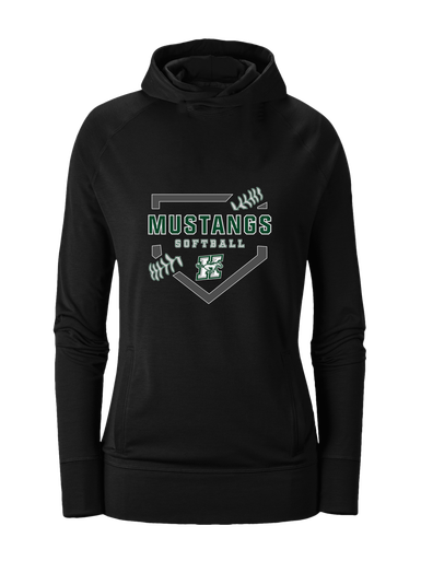 Richard King Mustangs Softball #2 Women's Hoodie