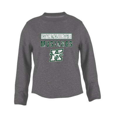 Richard King Mustangs Mascot #9 Women's Sweatshirt