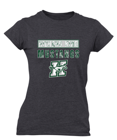 Richard King Mustangs Mascot #9 Women's SS T-Shirt