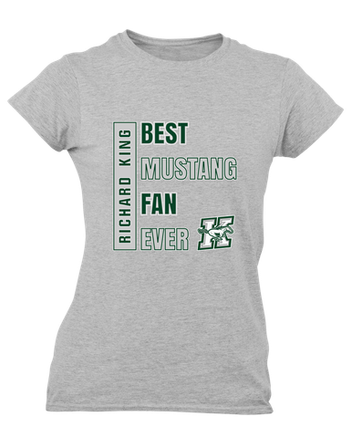 Richard King Mustangs Best Mustang Fan Women's SS T-Shirt