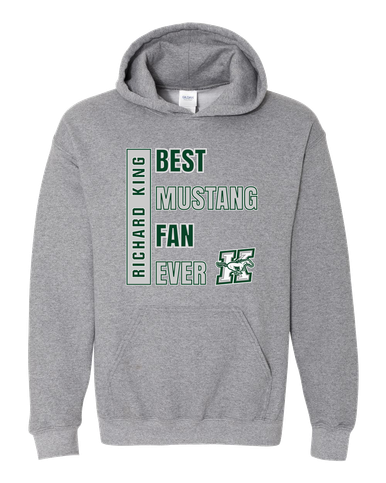 Richard King Mustangs Best Mustang Fan Men's Hoodie