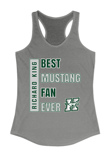 Richard King Mustangs Best Mustang Fan Women's Tank Top