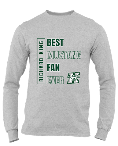 Richard King Mustangs Best Mustang Fan Men's Premium LS T-Shirt