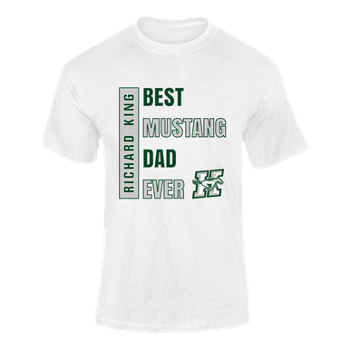 Richard King Mustangs Best Mustang Dad Men's Premium SS T-Shirt