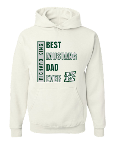 Richard King Mustangs Best Mustang Dad Men's Premium Hoodie