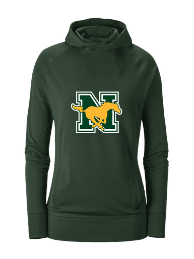 JW Nixon Mustangs Mascot #1 Women's Hoodie