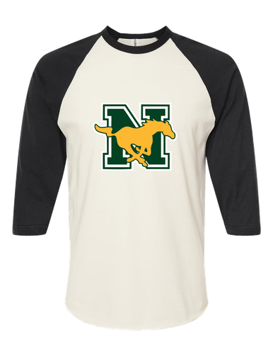 JW Nixon Mustangs Mascot #1 Men's Baseball T-Shirt