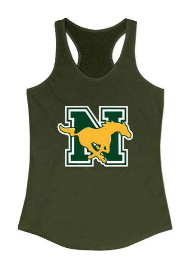 JW Nixon Mustangs Mascot #1 Women's Tank Top