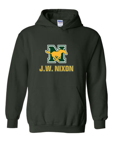 JW Nixon Mustangs Mascot #2 Men's Hoodie