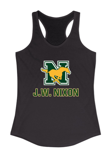 JW Nixon Mustangs Mascot #2 Women's Tank Top