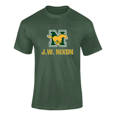 JW Nixon Mustangs Mascot #2 Men's SS T-Shirt
