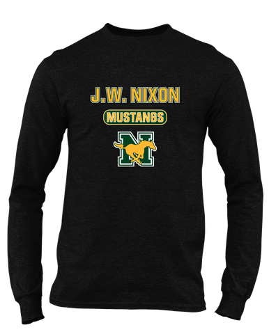 JW Nixon Mustangs Mascot #3 Men's Premium LS T-Shirt