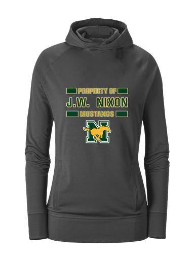 JW Nixon Mustangs Property Of Women's Hoodie