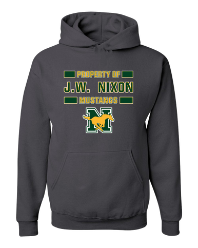 JW Nixon Mustangs Property Of Men's Premium Hoodie