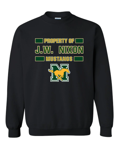 JW Nixon Mustangs Property Of Men's Sweatshirt