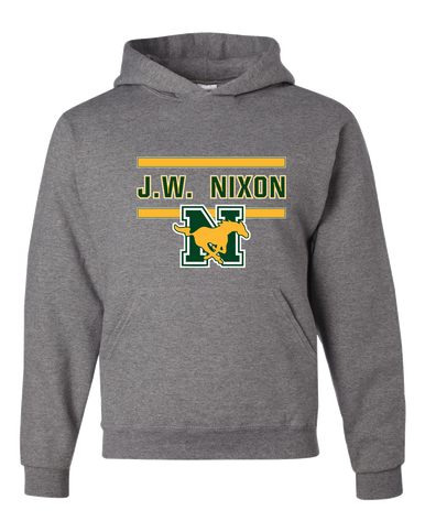 JW Nixon Mustangs Mascot #4 Men's Premium Hoodie