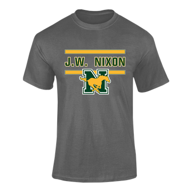 JW Nixon Mustangs Mascot #4 Men's Premium SS T-Shirt