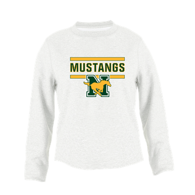 JW Nixon Mustangs Mascot #5 Women's Sweatshirt