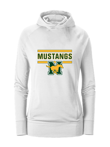 JW Nixon Mustangs Mascot #5 Women's Hoodie