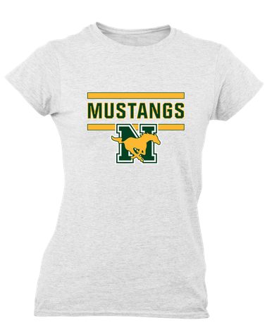 JW Nixon Mustangs Mascot #5 Women's SS T-Shirt