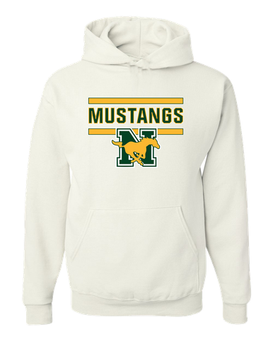 JW Nixon Mustangs Mascot #5 Men's Premium Hoodie