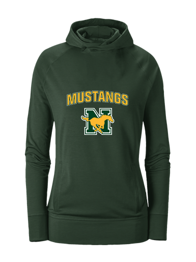JW Nixon Mustangs Mascot #6 Women's Hoodie