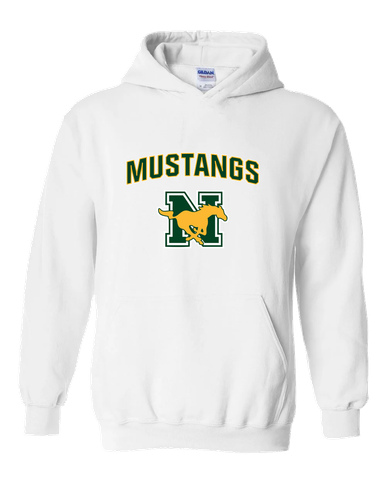 JW Nixon Mustangs Mascot #6 Men's Hoodie