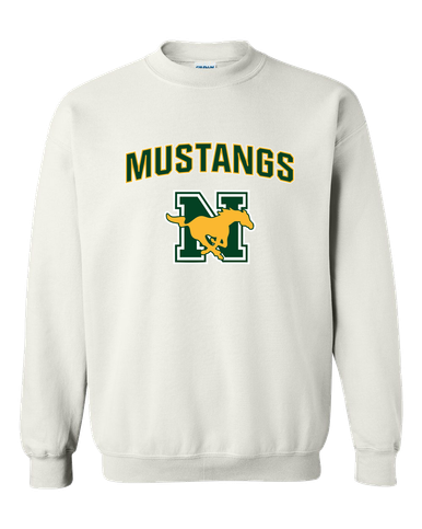 JW Nixon Mustangs Mascot #6 Men's Sweatshirt